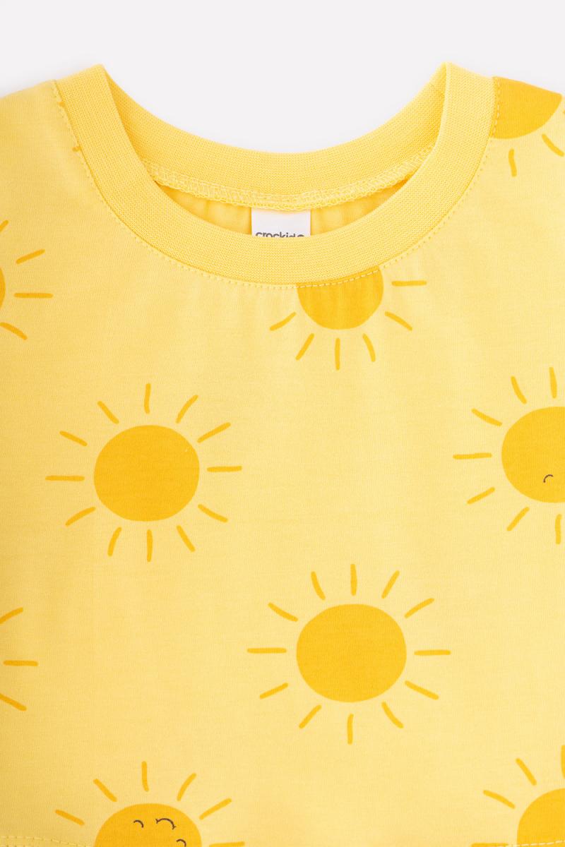 картинка Платье для девочки Crockid К 5751 солнечный, солнышки-смайлики к1284 от магазина детских товаров ALiSa