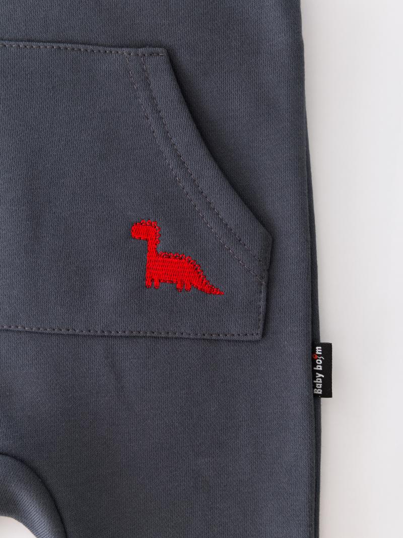 картинка Комплект для мальчика Baby Boom BB КД385/2 Полоса красная + тёмно-серый от магазина детских товаров ALiSa