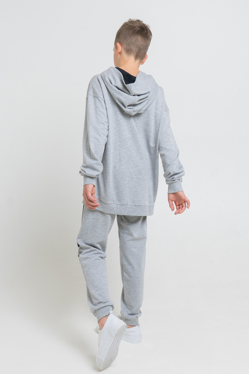 картинка Брюки для мальчика КБ 400034 серый меланж к50 от магазина детских товаров ALiSa