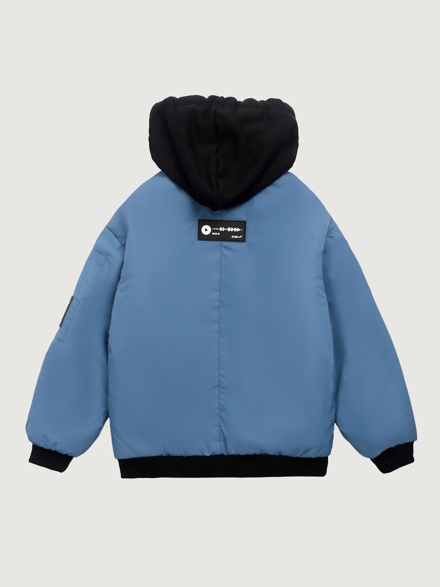 картинка Куртка утеплённая для мальчика NIKASTYLE 4м5525 Джинс от магазина детских товаров ALiSa