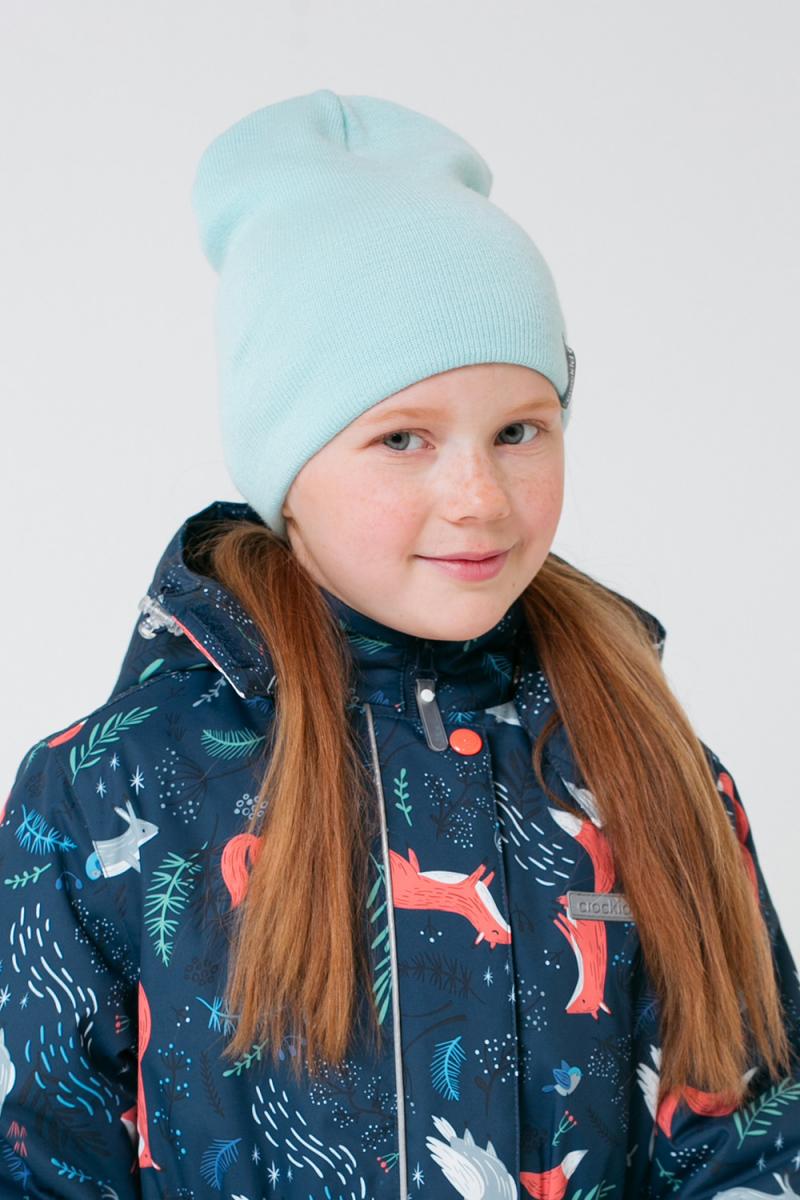 картинка Шапка детская Crockid КВ 20159/21ш светлая бирюза от магазина детских товаров ALiSa
