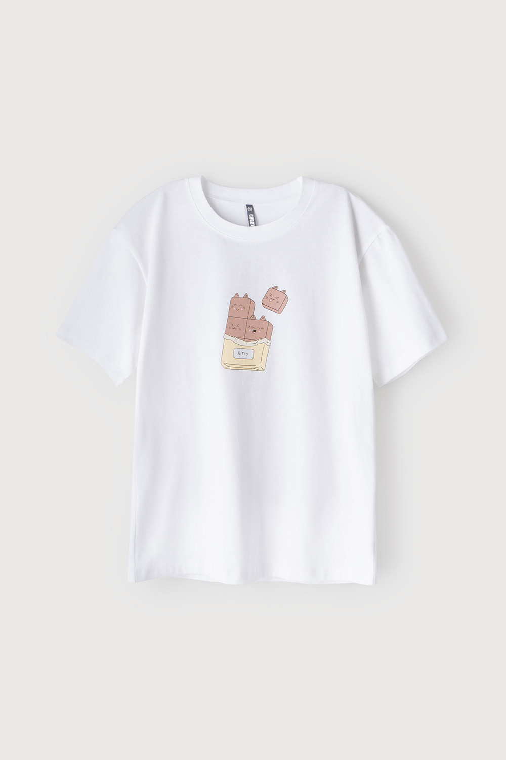 картинка Футболка для девочки КБ 301928 сахар к79 от магазина детских товаров ALiSa