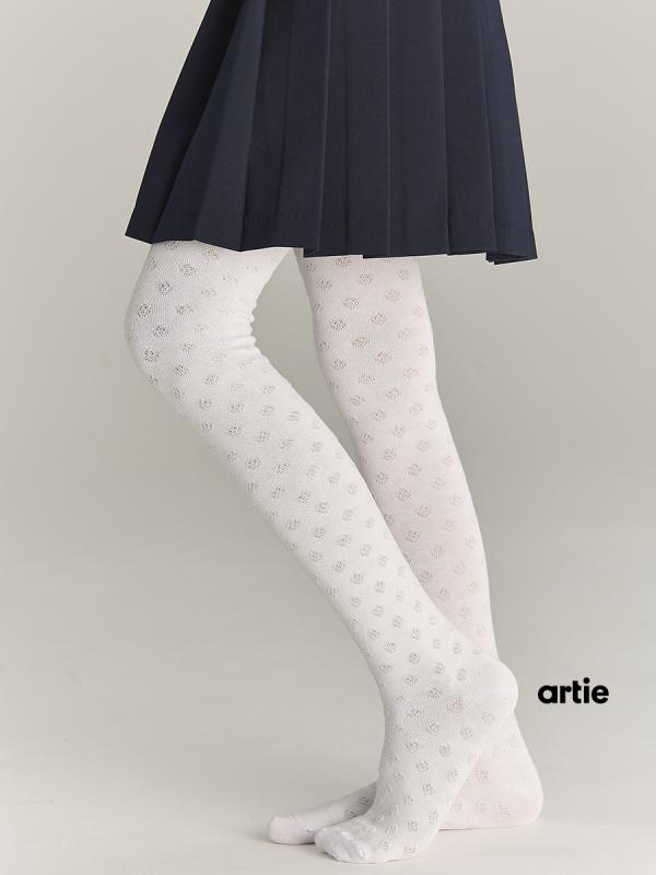 картинка Колготки для девочки Artie 2d807 Белый от магазина детских товаров ALiSa