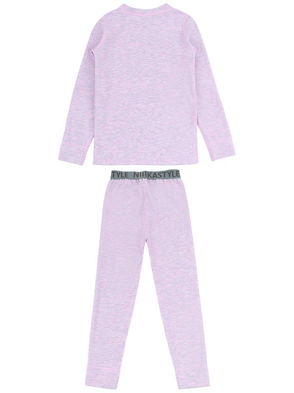 картинка Комплект термобелье для девочки NIKASTYLE 7т10624 Розовый туман от магазина детских товаров ALiSa