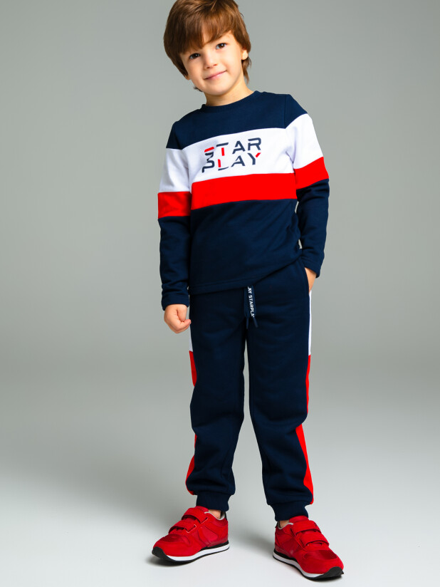 картинка Комплект для мальчика PL 32312035 толстовка, брюки п201 от магазина детских товаров ALiSa