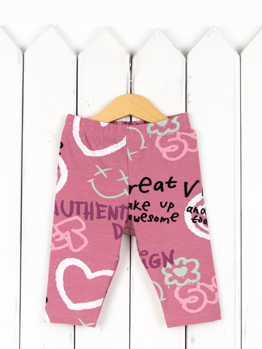 картинка Легинсы для девочки Baby Boom П67/11-К Граффити Б117 от магазина детских товаров ALiSa