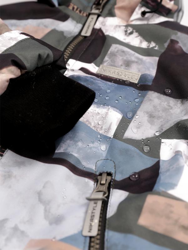 картинка Комплект утеплённый для мальчика NIKASTYLE 7м1325 Хаки черный от магазина детских товаров ALiSa