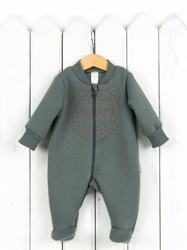 картинка Комбинезон на стопе Baby Boom К376/10-Ф Тёмный шалфей от магазина детских товаров ALiSa