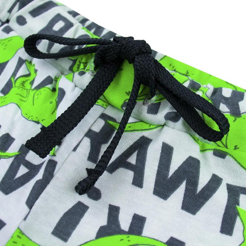 картинка Шорты для мальчика Youlala 0613101501 Серый динозавры от магазина детских товаров ALiSa