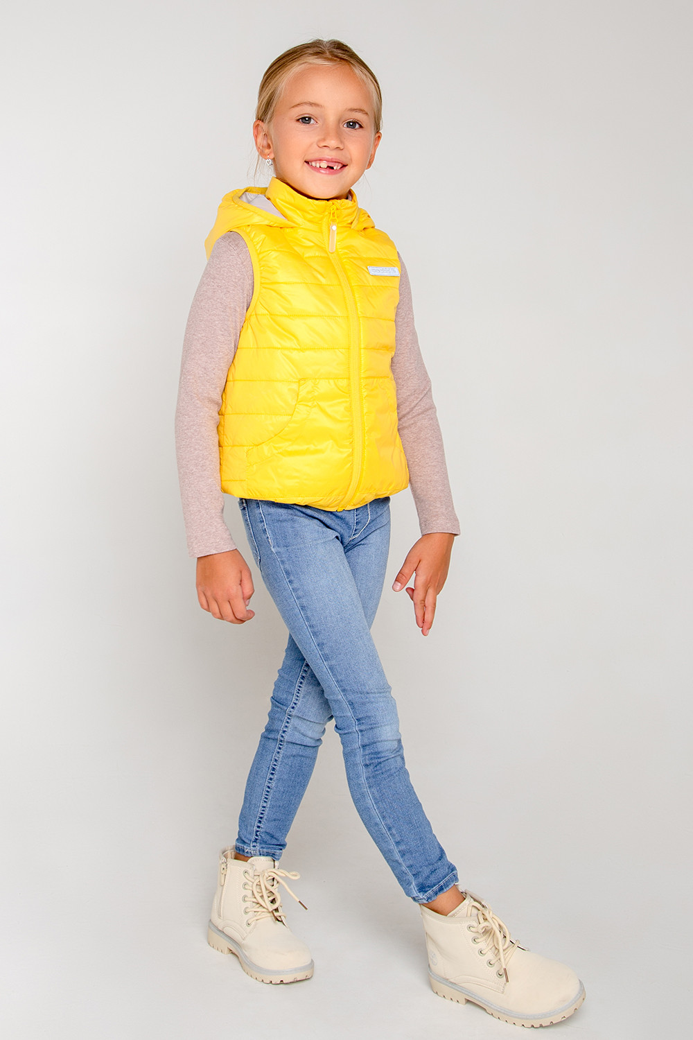 картинка Жилет для девочки Crockid ВК 35009/6 ГР от магазина детских товаров ALiSa