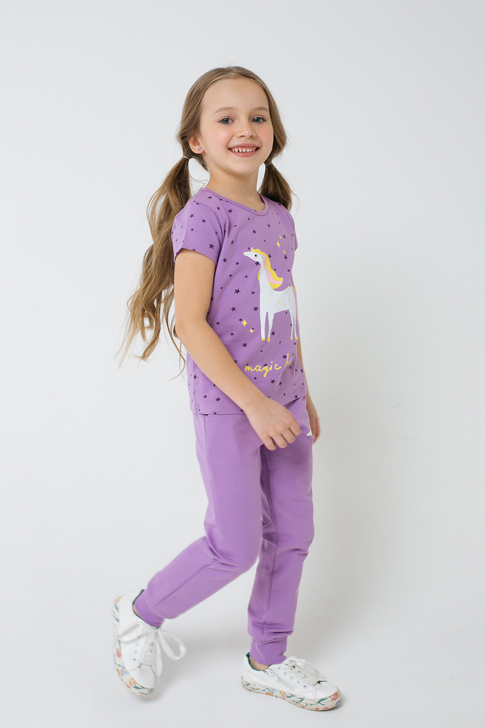 картинка Брюки для девочки Crockid К 400061 лавандовый к1278 от магазина детских товаров ALiSa