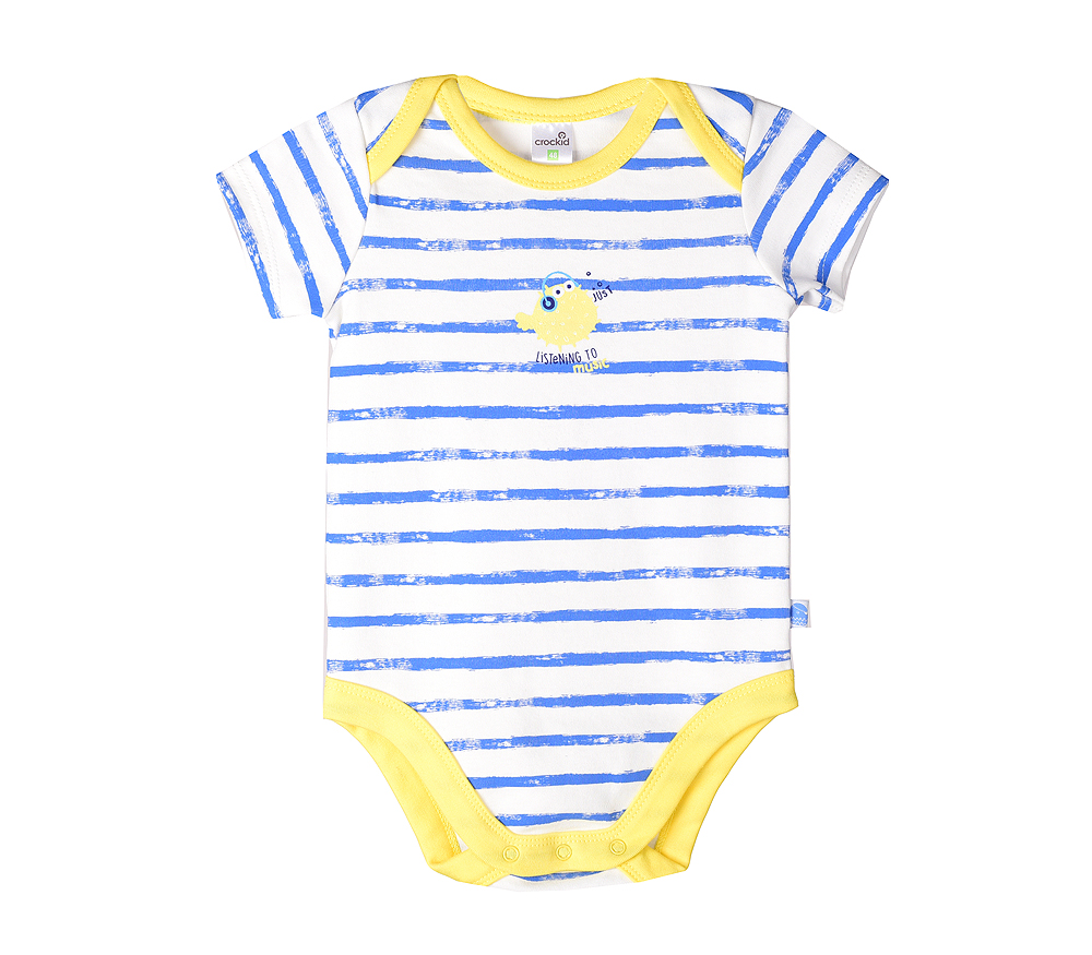 картинка Полукомбинезон детский Crockid К 6013 яр. голуб. полоска от магазина детских товаров ALiSa