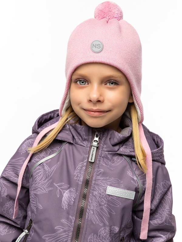 картинка Шапка для девочки NIKASTYLE 11м10225 Пудра от магазина детских товаров ALiSa