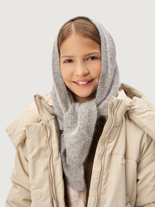 картинка Шарф косынка для девочки NIKASTYLE 17з16625 Серый от магазина детских товаров ALiSa