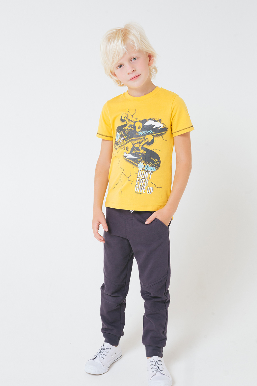 картинка Брюки для мальчиков Crockid КР 4850 темно-серый к252 от магазина детских товаров ALiSa
