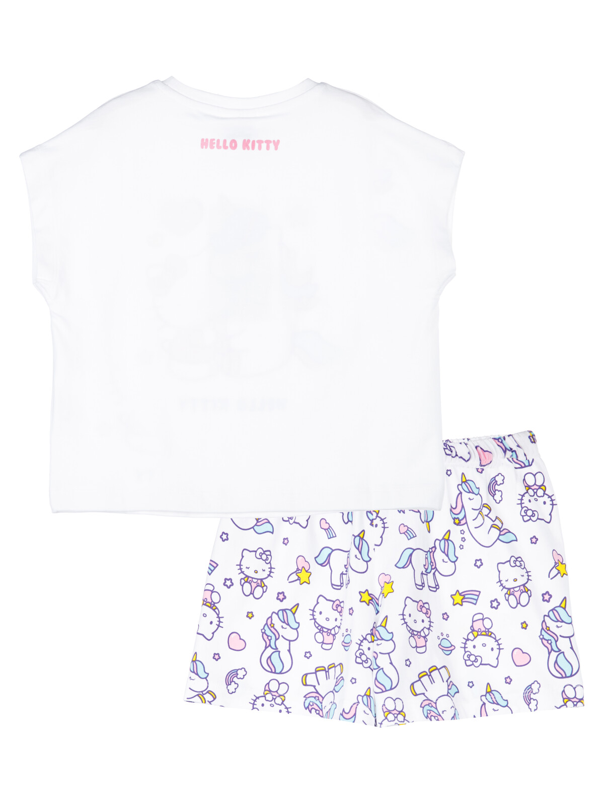 картинка Пижама для девочки PL 12442100 Белый единорог от магазина детских товаров ALiSa