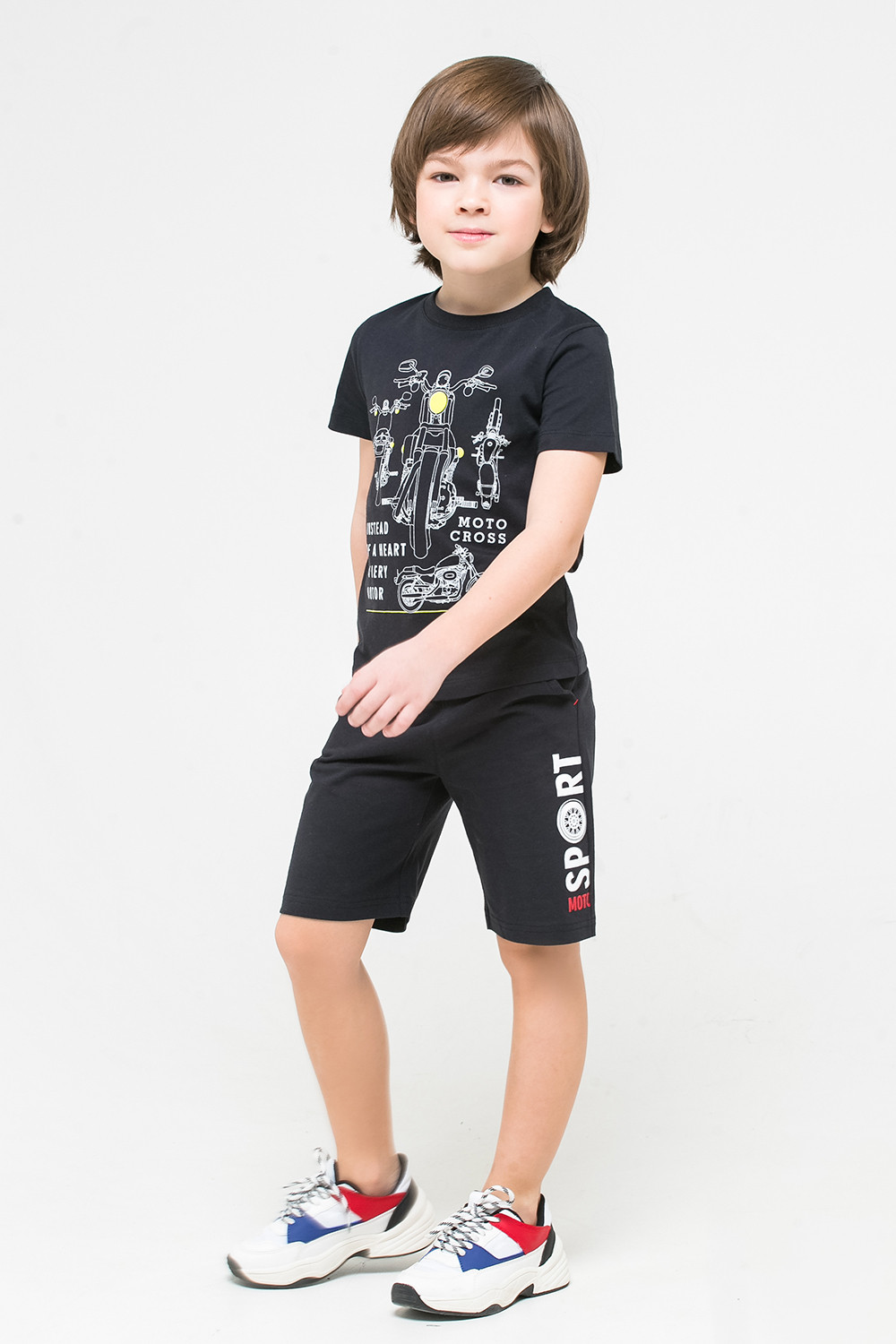 картинка Футболка для мальчика Crockid К 301143 черный к1253 от магазина детских товаров ALiSa