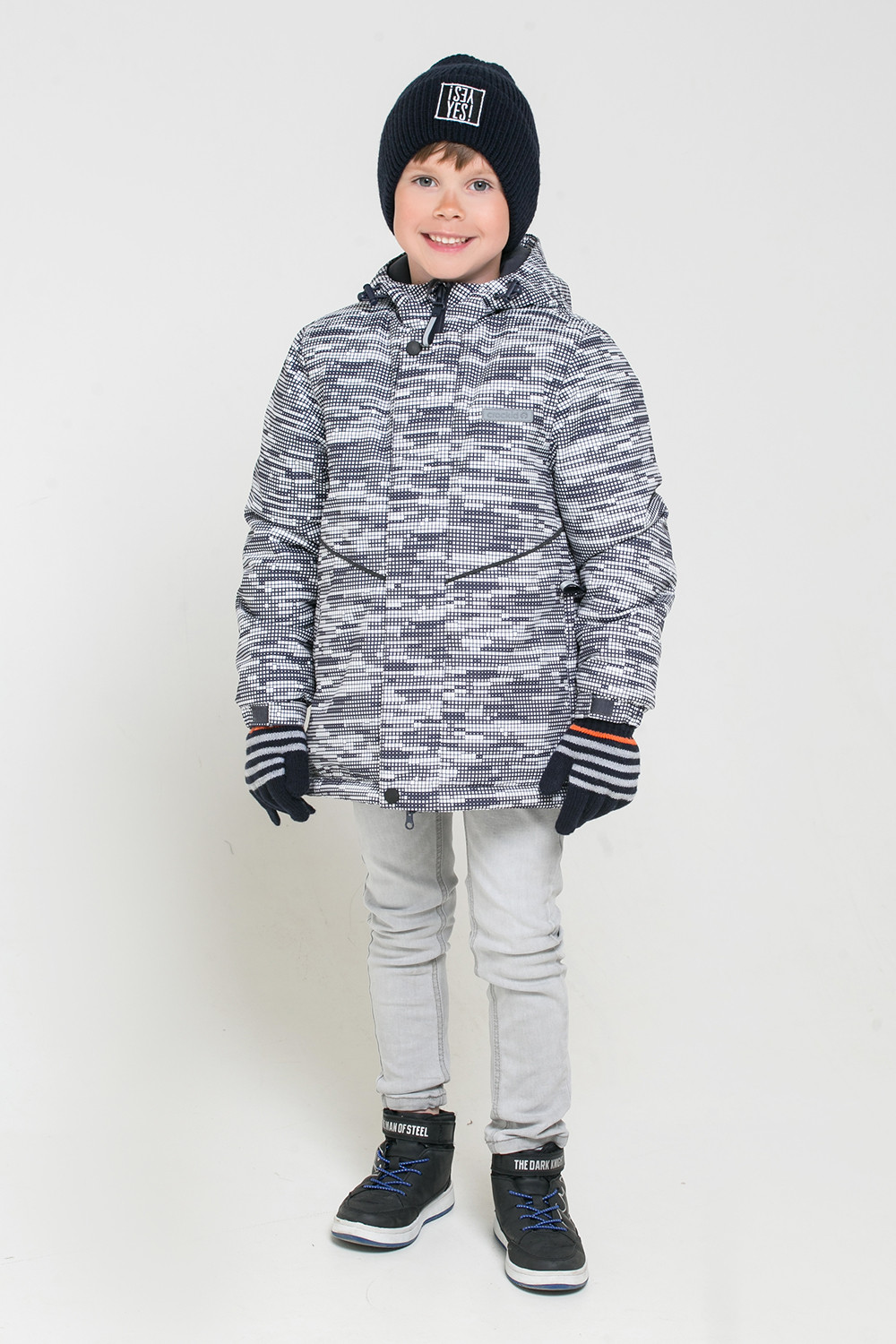 картинка Куртка зимняя для мальчика Crockid ВК 36052/н/2 ГР от магазина детских товаров ALiSa