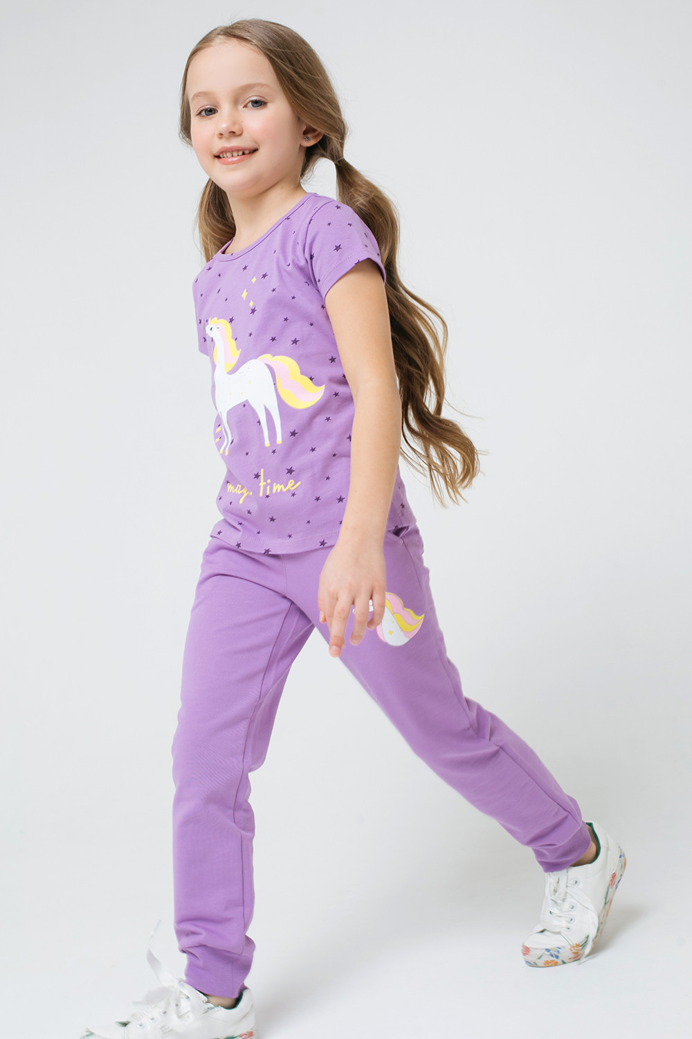 картинка Брюки для девочки Crockid К 400061 лавандовый к1278 от магазина детских товаров ALiSa