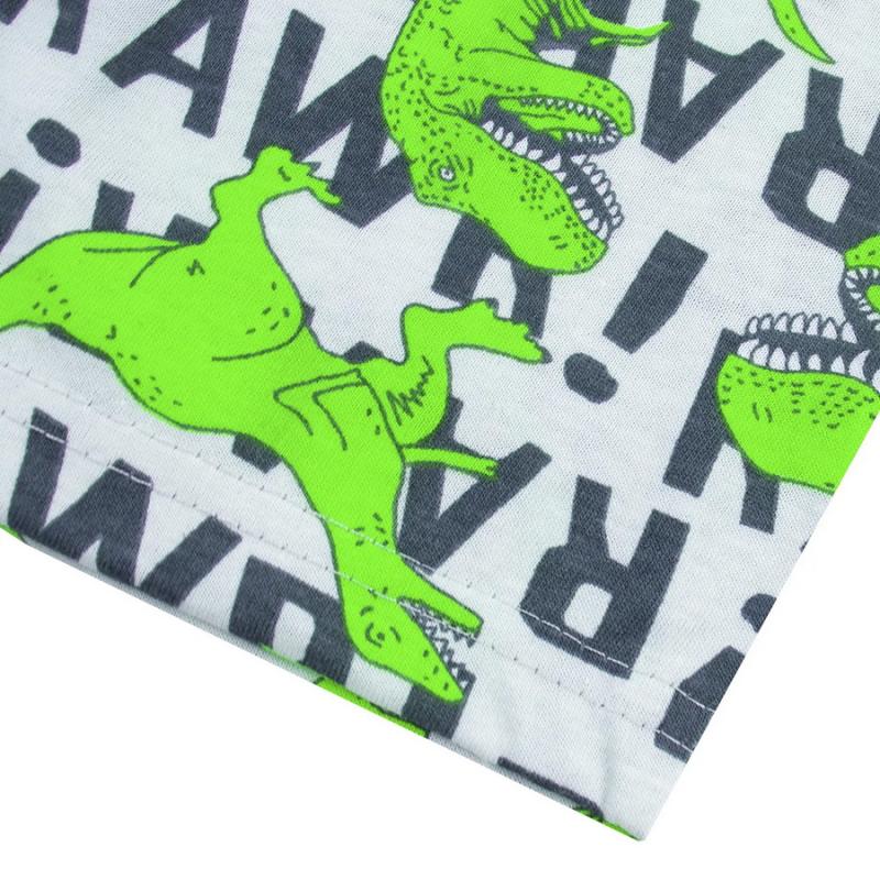 картинка Шорты для мальчика Youlala 0613101501 Серый динозавры от магазина детских товаров ALiSa