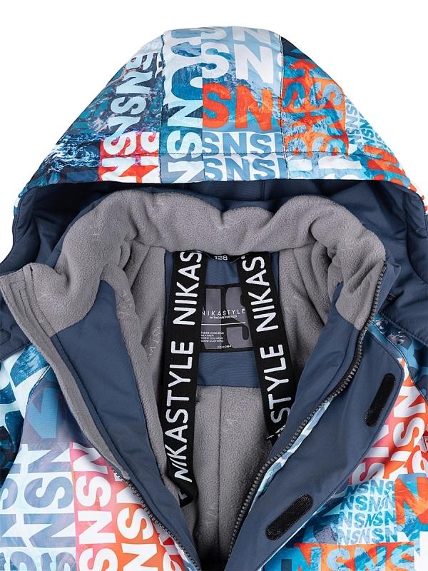 картинка Комбинезон зимний для мальчика NIKASTYLE 8з2524 Лед деним от магазина детских товаров ALiSa