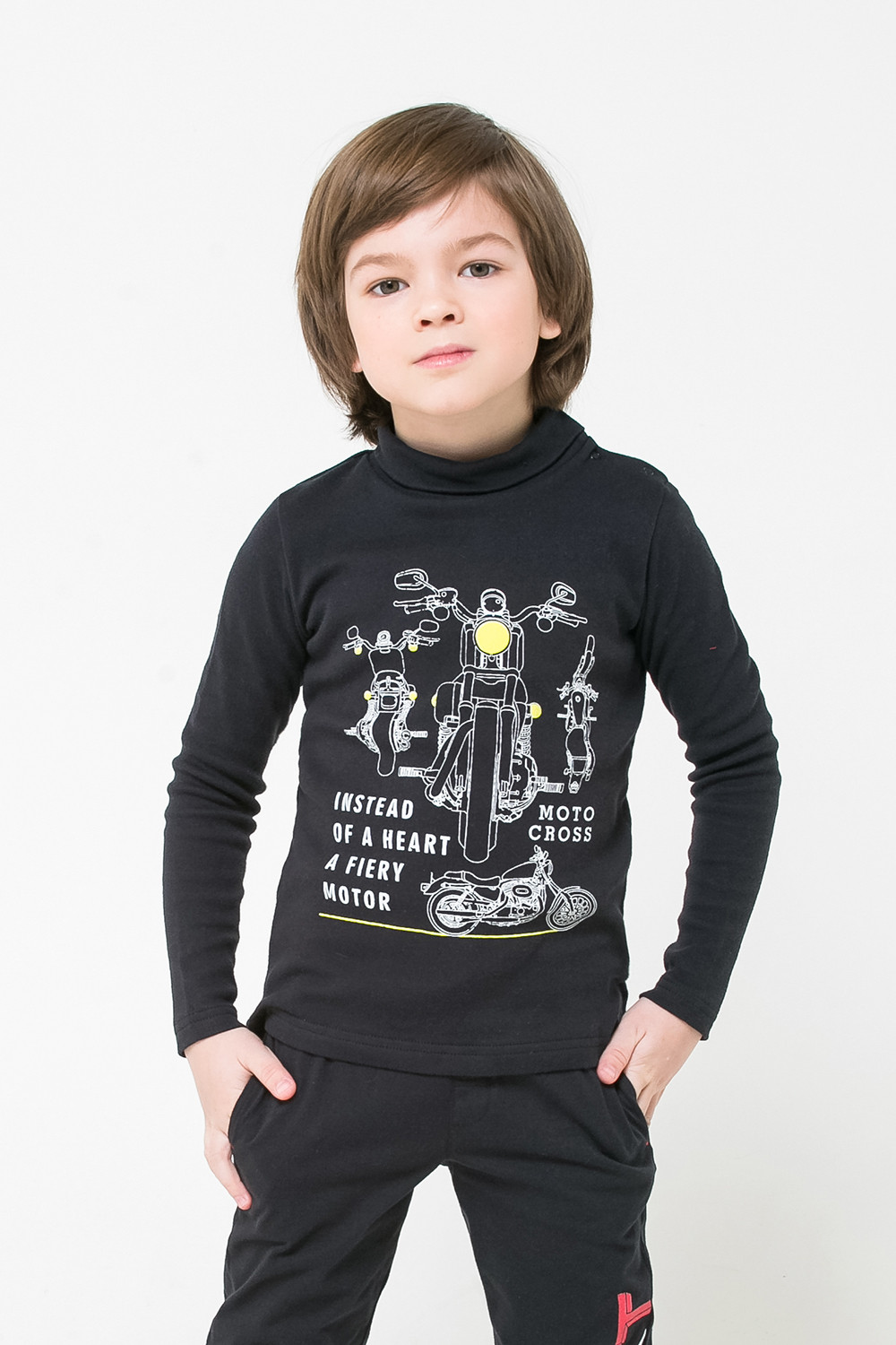 картинка Джемпер для мальчика Crockid К 301142 черный к1253 от магазина детских товаров ALiSa