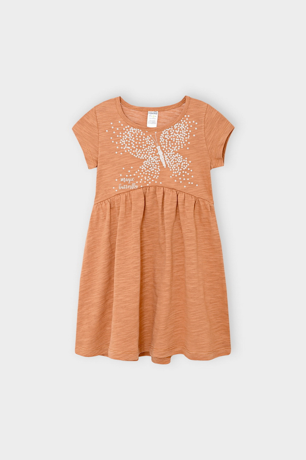 картинка Платье для девочки Crockid К 5732 миндаль от магазина детских товаров ALiSa