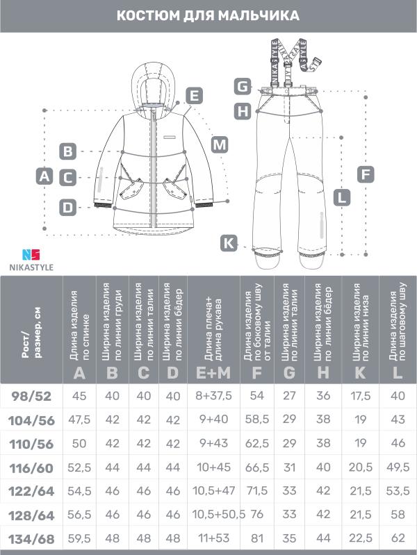 картинка Комплект утеплённый для мальчика NIKASTYLE 7м1325 Джинс неви от магазина детских товаров ALiSa