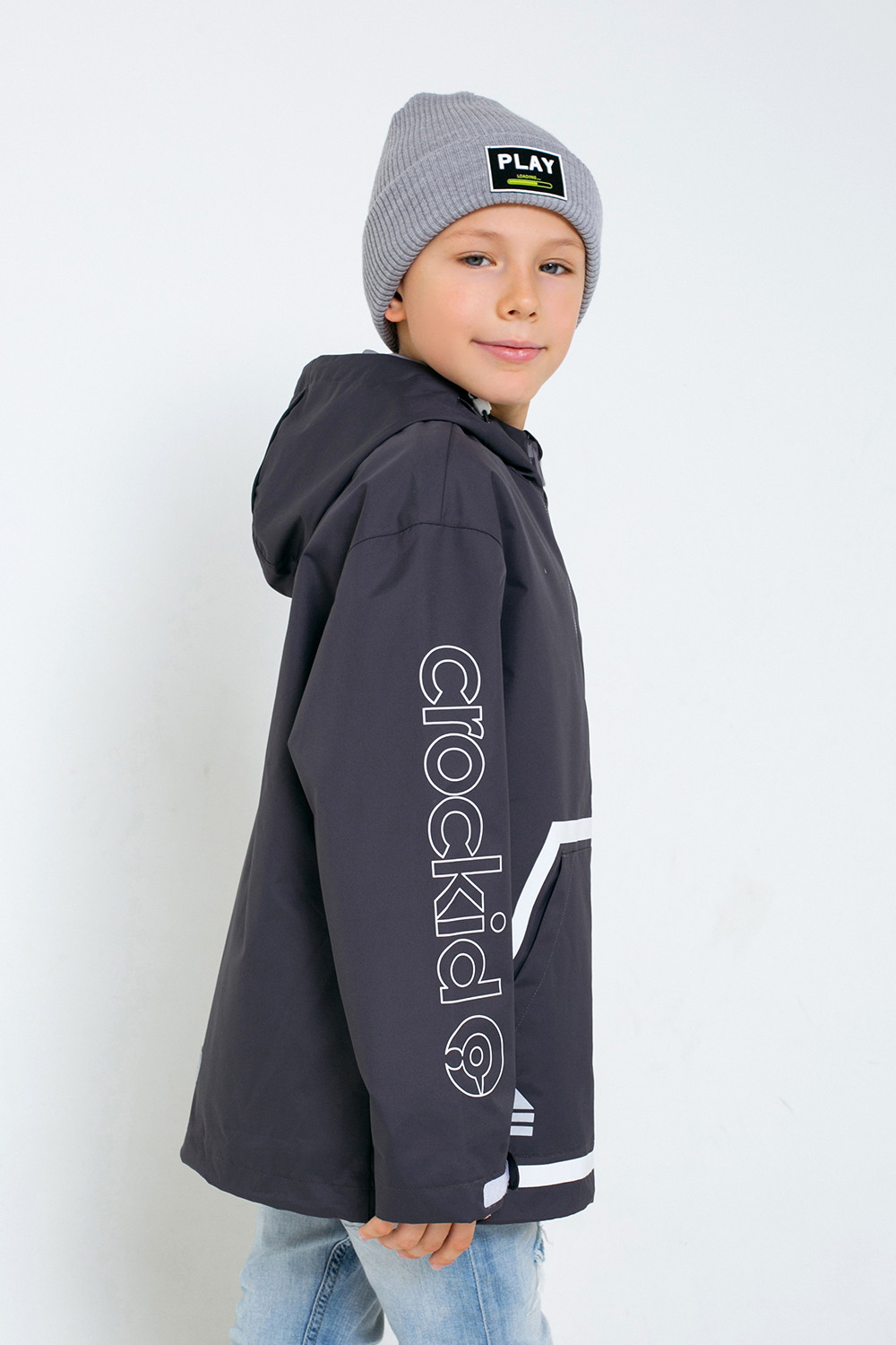 картинка Ветровка для мальчика Crockid ВК 30089/2 ГР от магазина детских товаров ALiSa