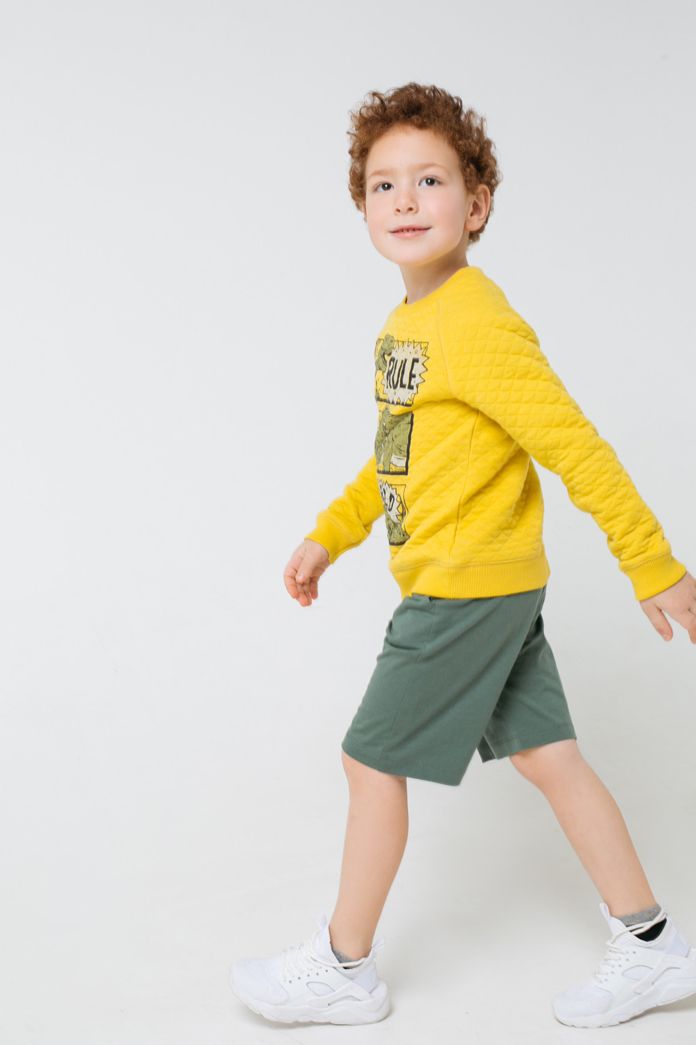 картинка Джемпер для мальчика Crockid КР 301461 светлая горчица к300 от магазина детских товаров ALiSa