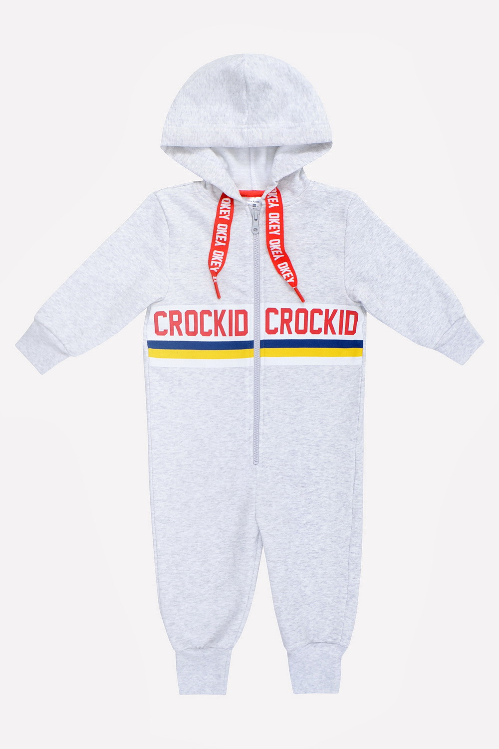 картинка Комбинезон детский Crockid К 6253 светло-серый меланж от магазина детских товаров ALiSa