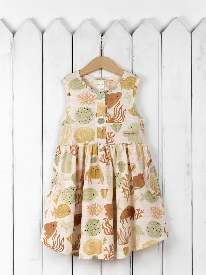 картинка Платье для девочки Baby Boom BB С143/3-К Рифы от магазина детских товаров ALiSa