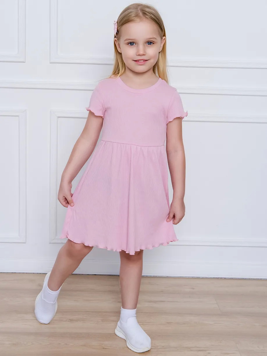 картинка Платье для девочки Youlala 1674700102 Розовый от магазина детских товаров ALiSa