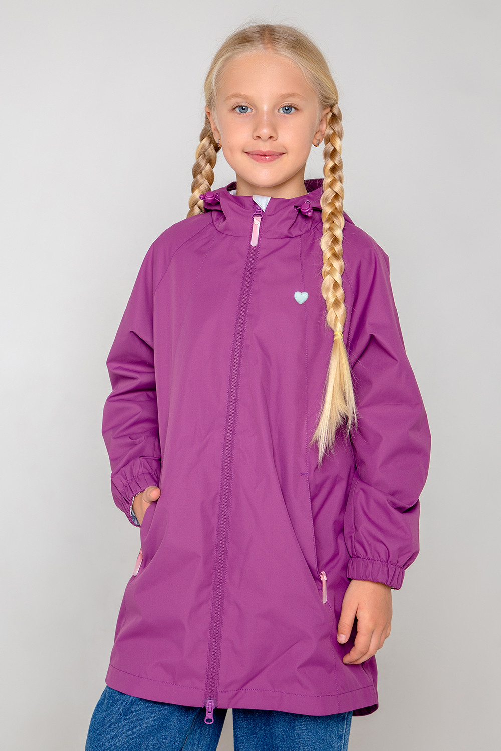 картинка Плащ ветровочный для девочки Crockid ВК 32128/2 ГР от магазина детских товаров ALiSa