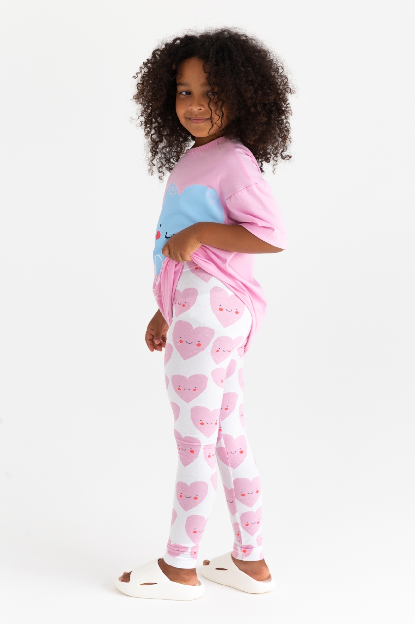 картинка Комплект для девочки Baby Boom КД559/2-К Розовый + сердечки от магазина детских товаров ALiSa