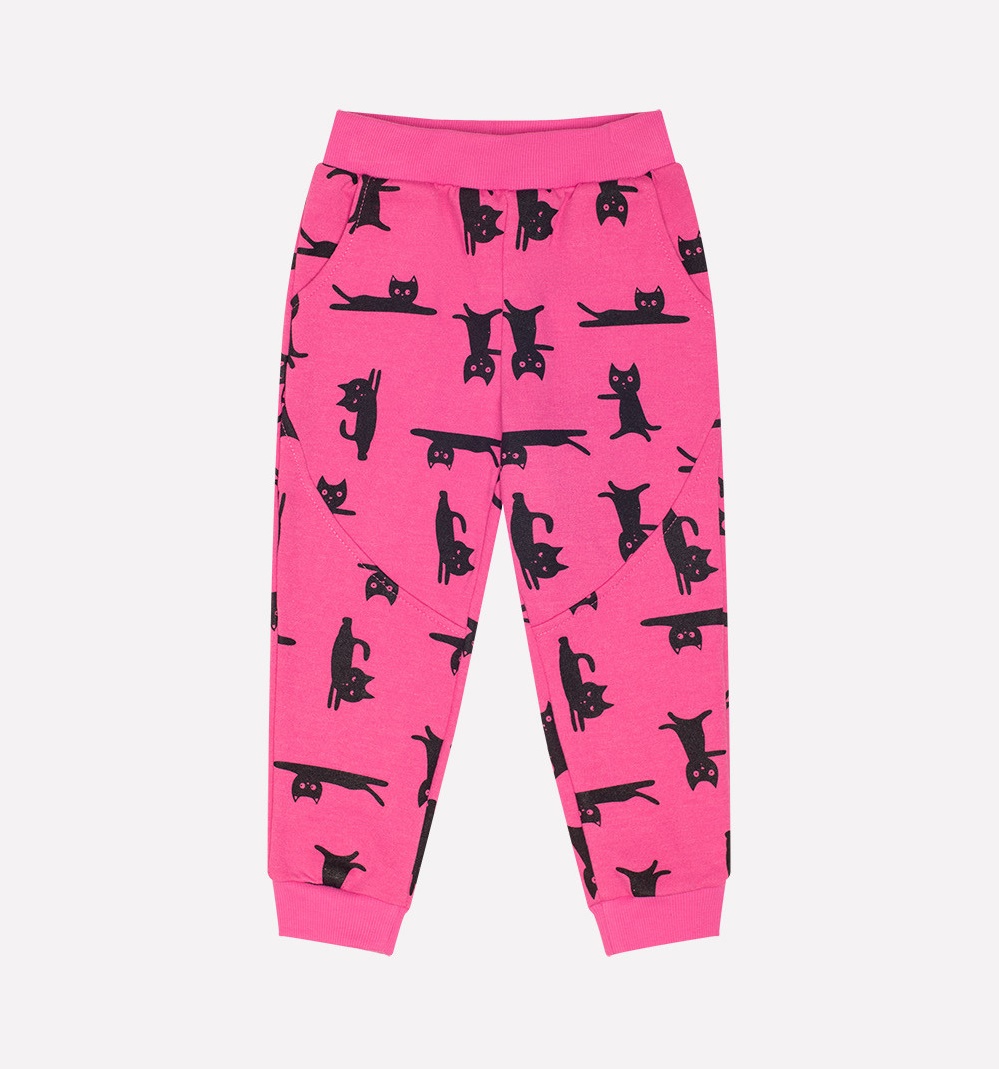 картинка Брюки для девочки Crockid КР 4730 ярко-розовый, мультгерой к213 от магазина детских товаров ALiSa