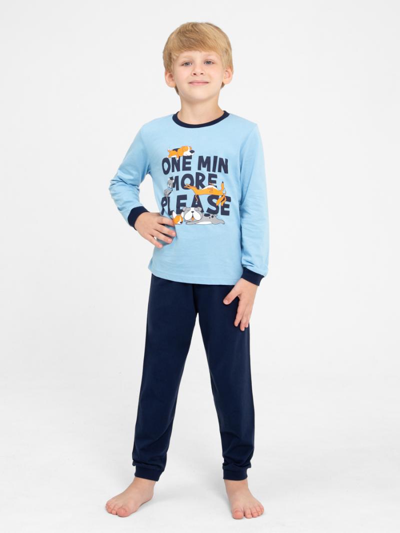 картинка Пижама для мальчика CWKB 50136-43 Голубой от магазина детских товаров ALiSa