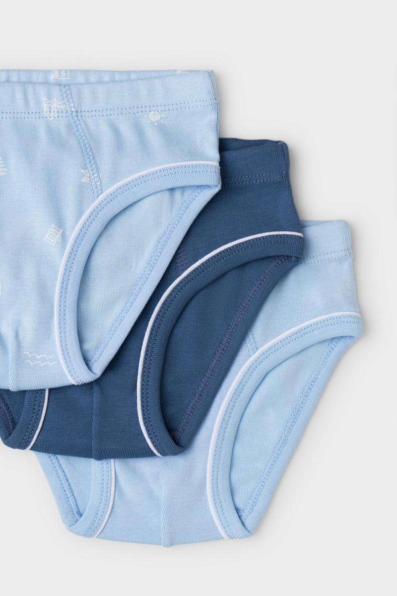 картинка Трусы для мальчика Crockid К 1928-3 небесный, синяя волна (кораблики) от магазина детских товаров ALiSa