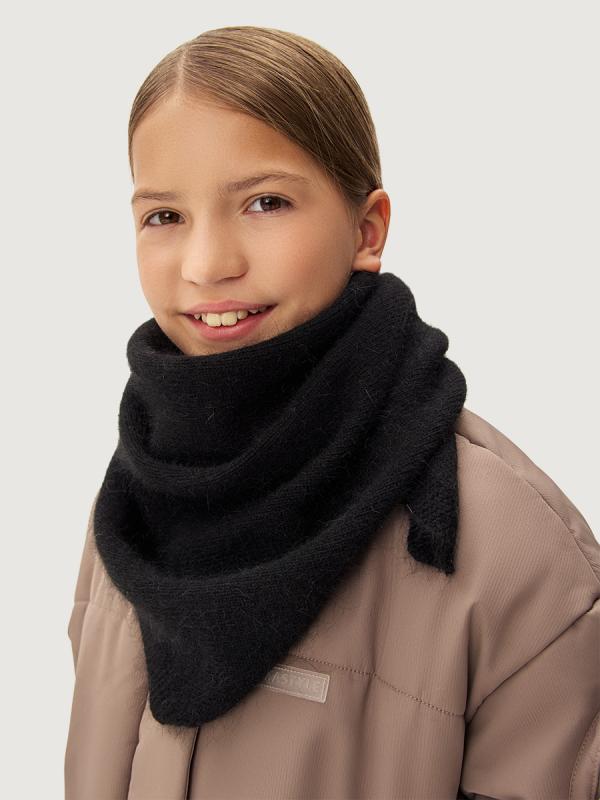 картинка Шарф косынка для девочки NIKASTYLE 17з16625 Черный от магазина детских товаров ALiSa