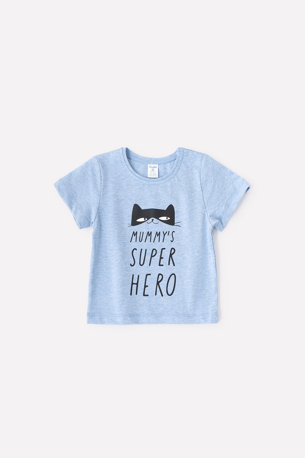 картинка Футболка для мальчика Crockid К 300871 светло-голубой (мой герой) от магазина детских товаров ALiSa