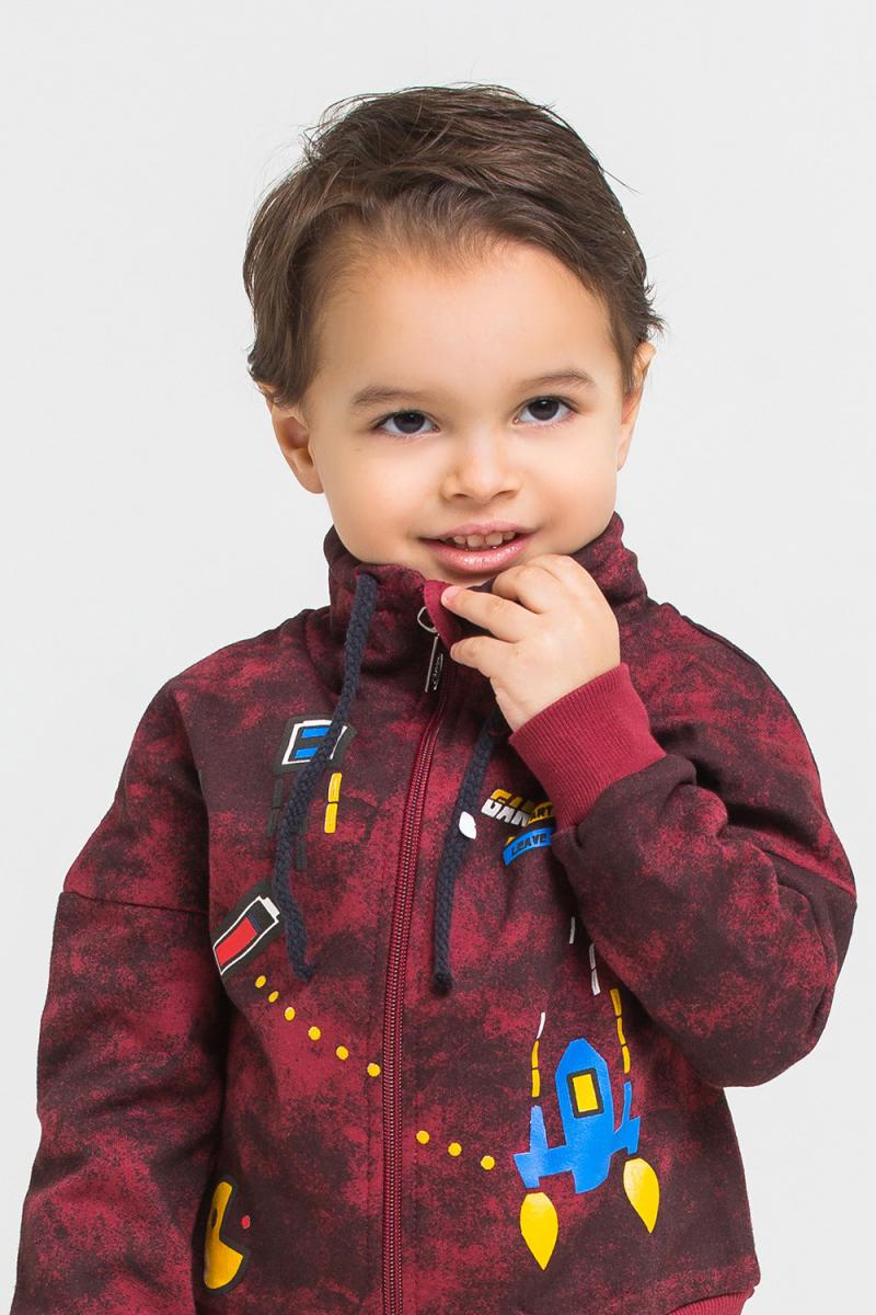 картинка Куртка для мальчика Crockid КР 300779 бордовый к218 от магазина детских товаров ALiSa