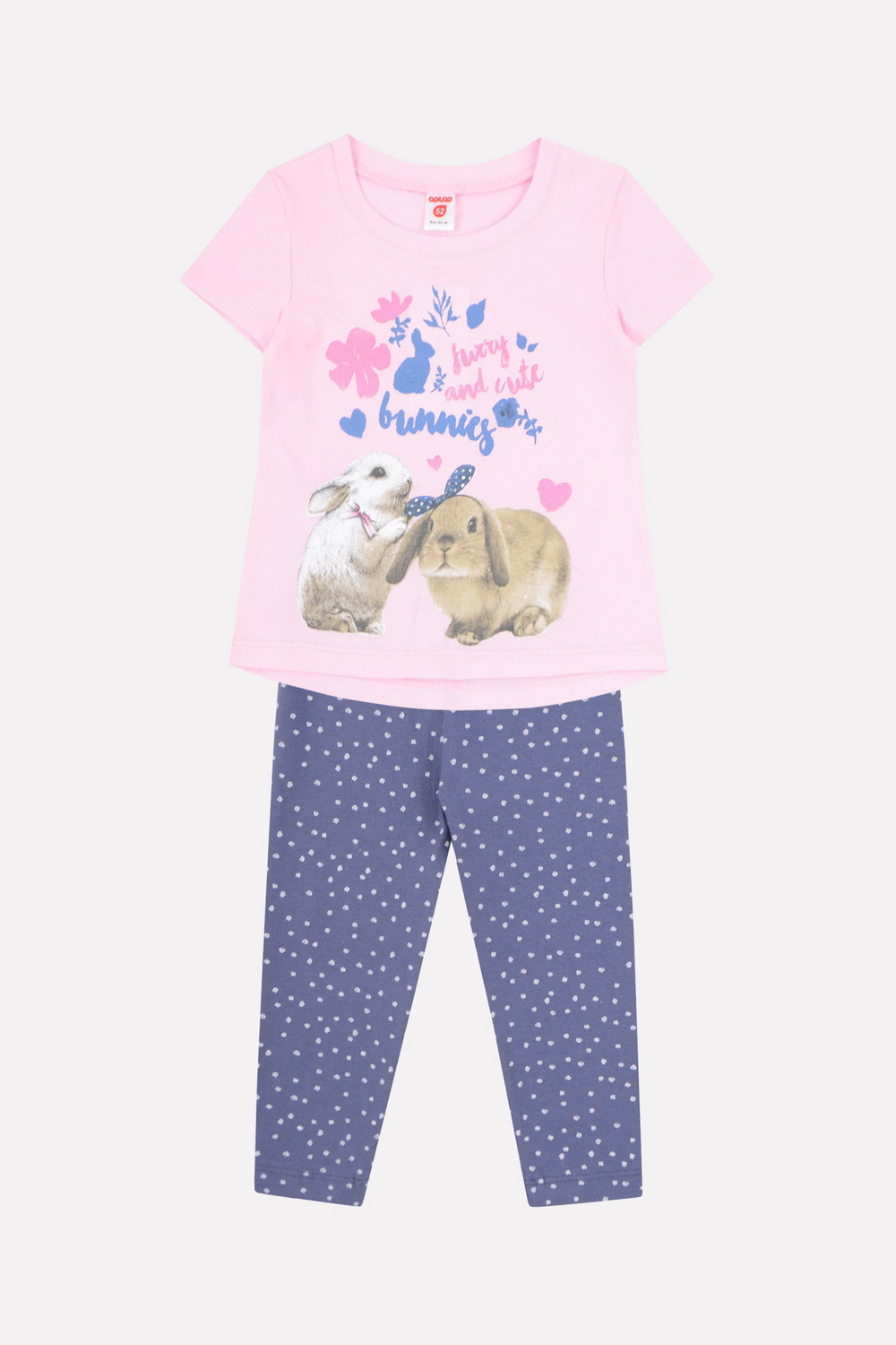 картинка Комплект для девочки Crockid К 2705 розовое облако + синий вечер от магазина детских товаров ALiSa