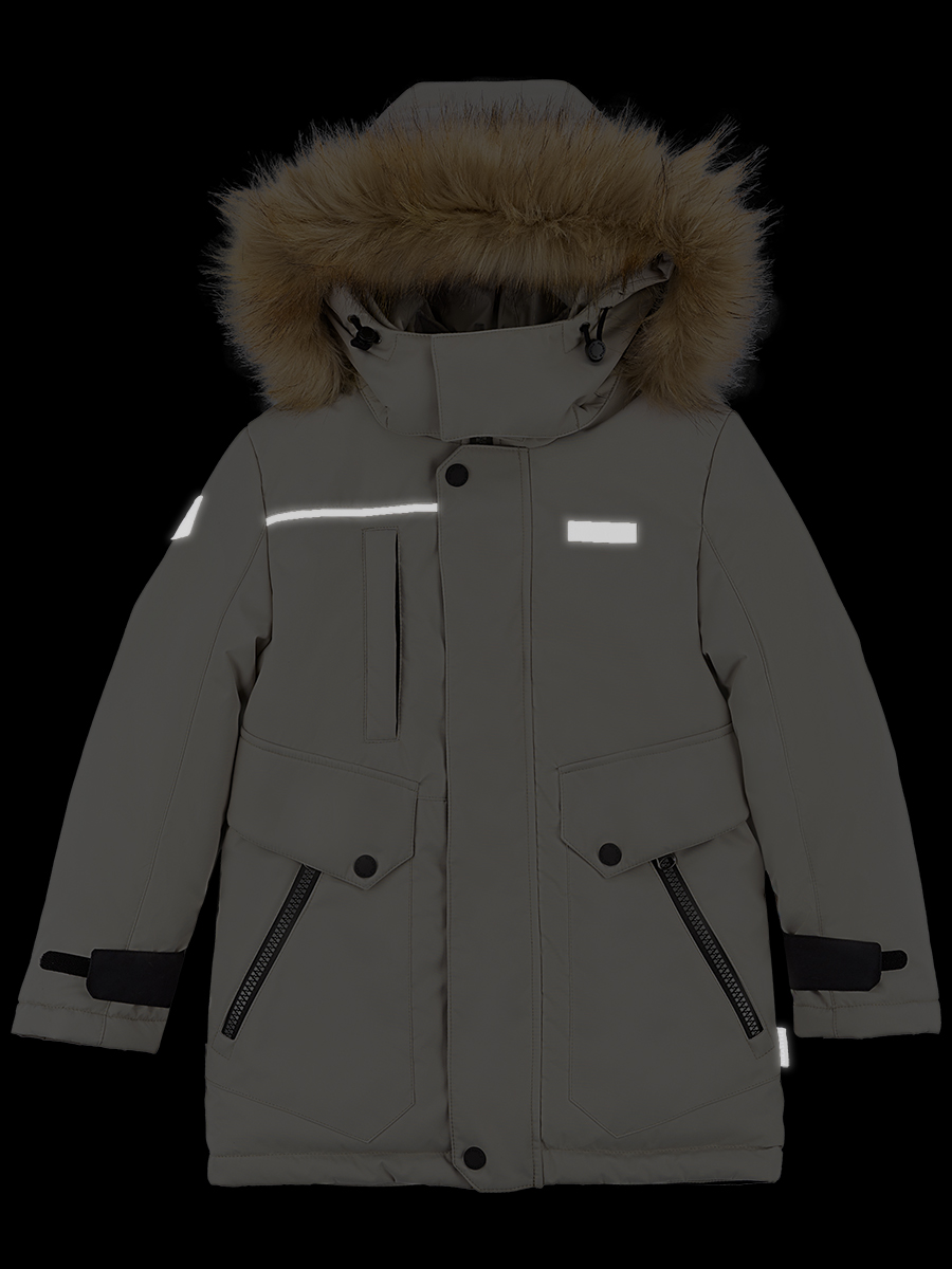 картинка Куртка зимняя для мальчика NIKASTYLE 4з3724 Беж от магазина детских товаров ALiSa