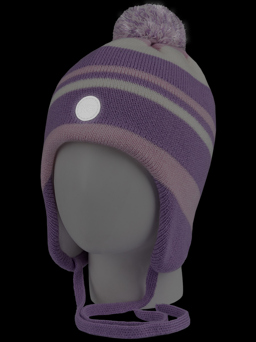 картинка Шапка утепленная для девочки NIKASTYLE 11з15424 Фиалка светло-розовый от магазина детских товаров ALiSa