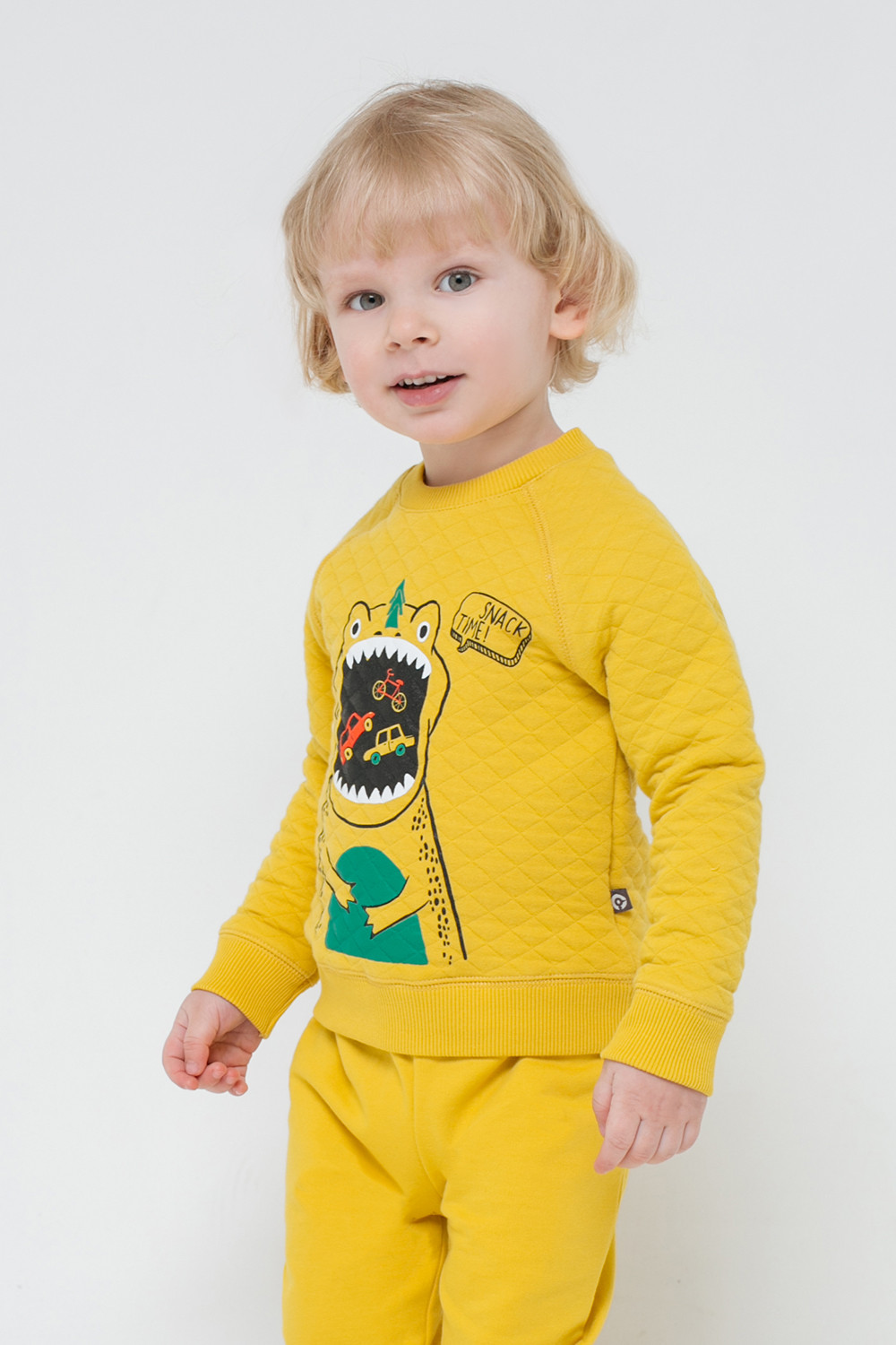 картинка Джемпер для мальчика Crockid КР 301452 светлая горчица к298 от магазина детских товаров ALiSa