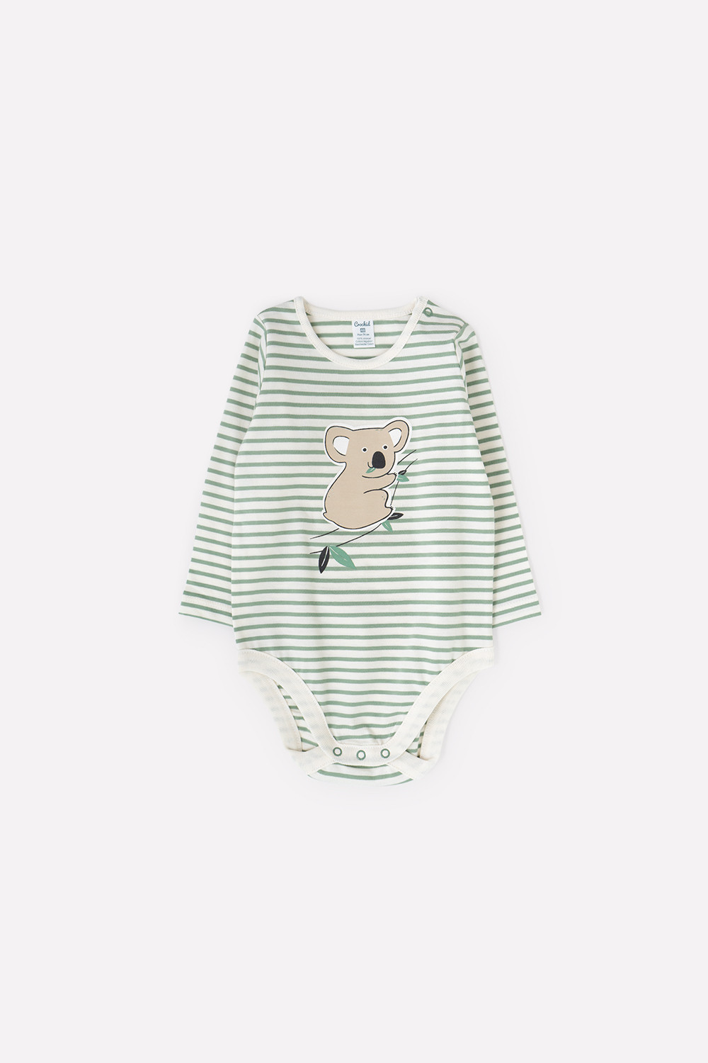 картинка Полукомбинезон для мальчика Crockid К 6423 милитари, полоска от магазина детских товаров ALiSa