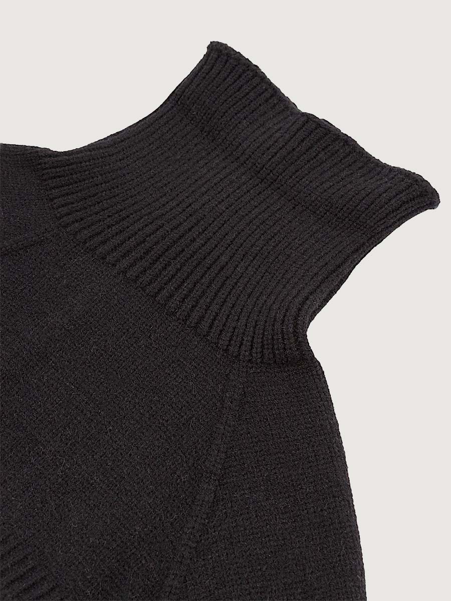 картинка Комплект шапка манишка NIKASTYLE 12з16025 Черный от магазина детских товаров ALiSa