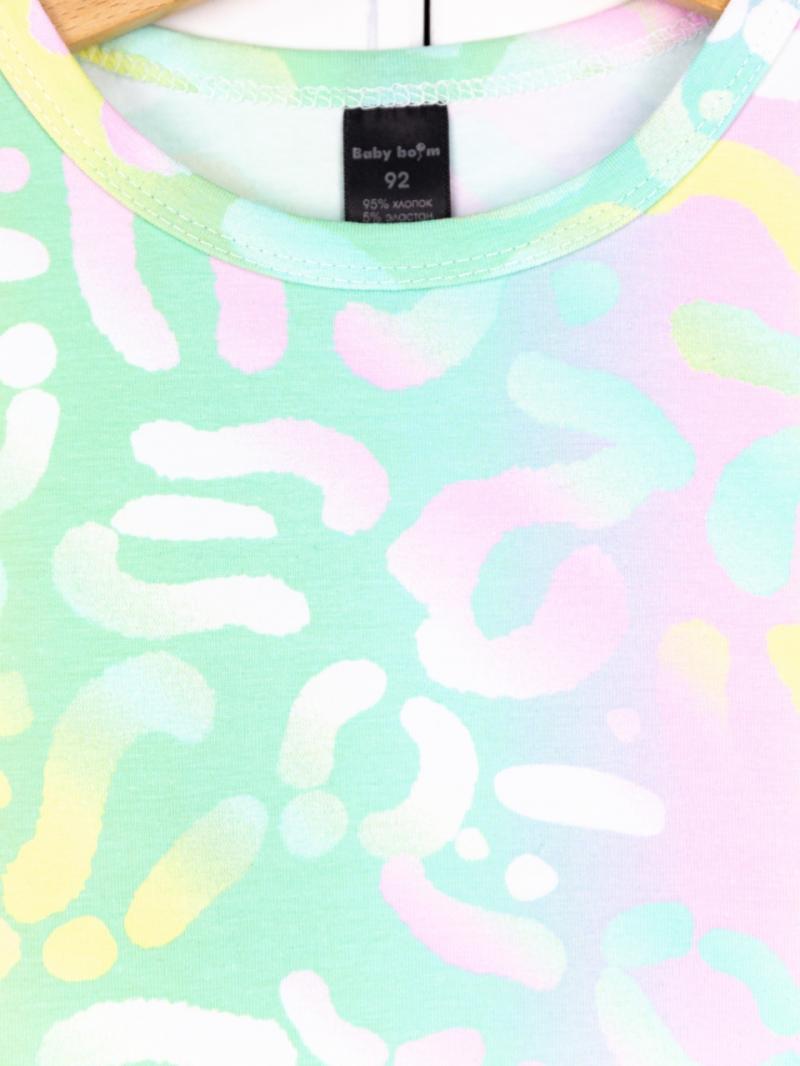 картинка Комплект для девочки Baby Boom КД522/1-К Разноцветный леопард от магазина детских товаров ALiSa