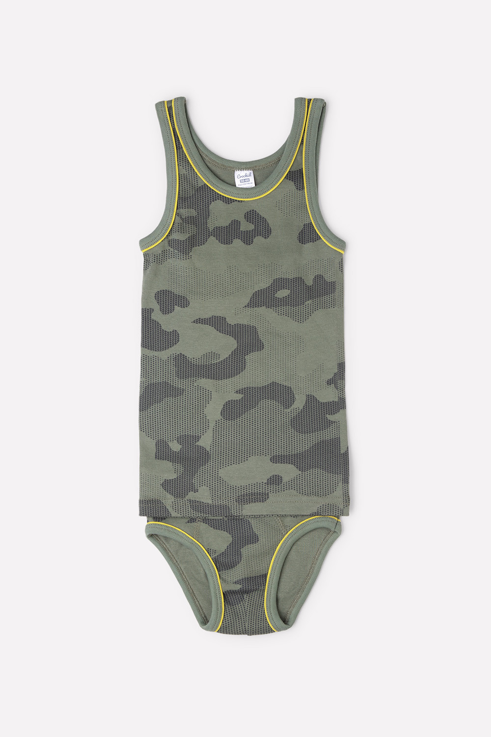 картинка Комплект для мальчика Crockid К 1100 камуфляж на темно-оливковом от магазина детских товаров ALiSa