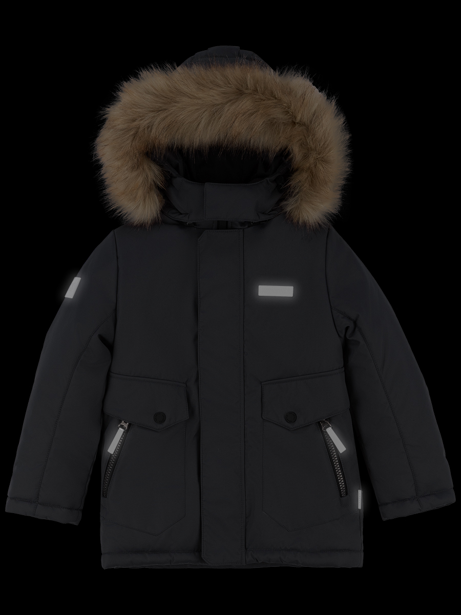 картинка Куртка зимняя для мальчика NIKASTYLE 4з3324 Графит от магазина детских товаров ALiSa